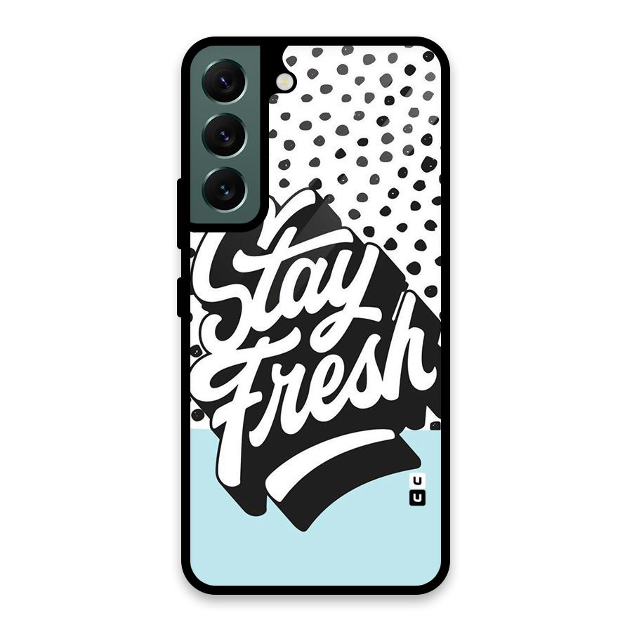 Stay Fresh Glass Back Case for Galaxy S22 5G