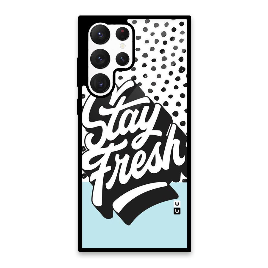 Stay Fresh Glass Back Case for Galaxy S22 Ultra 5G