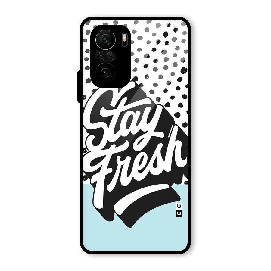 Stay Fresh Glass Back Case for Mi 11x