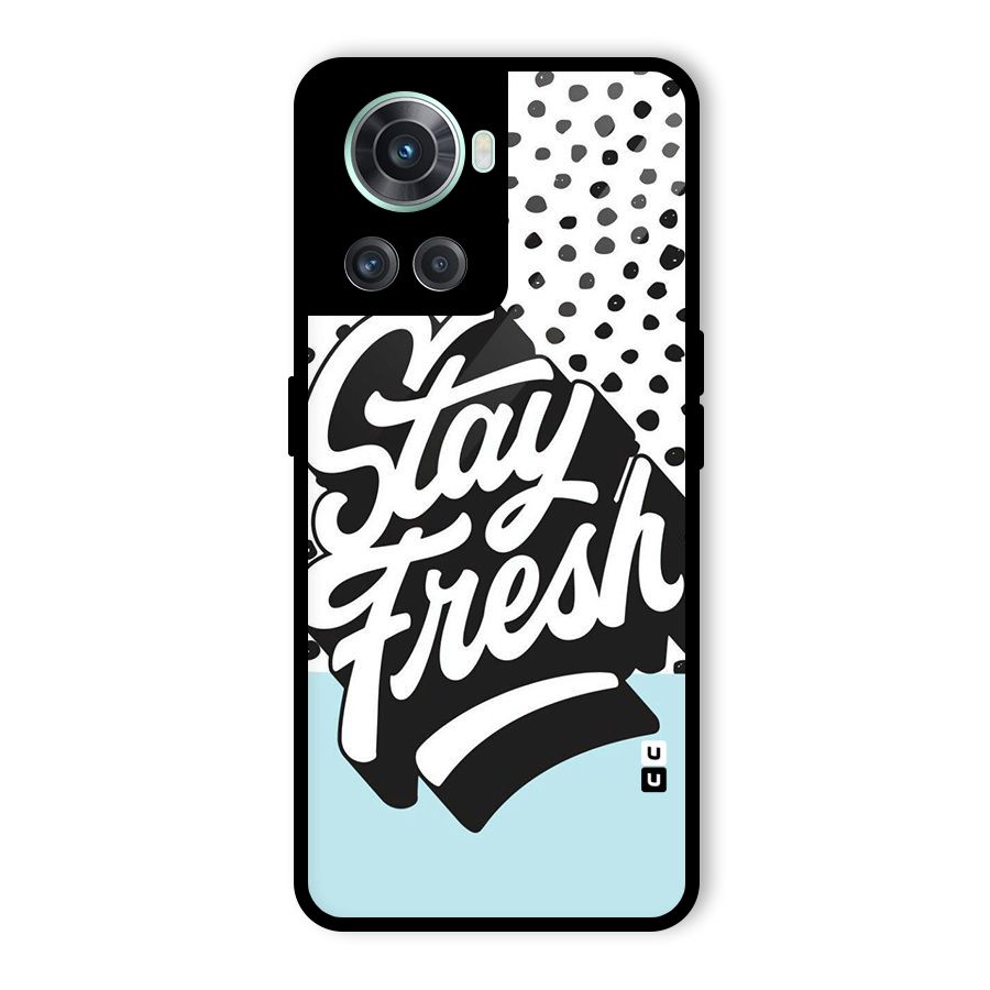 Stay Fresh Glass Back Case for OnePlus 10R