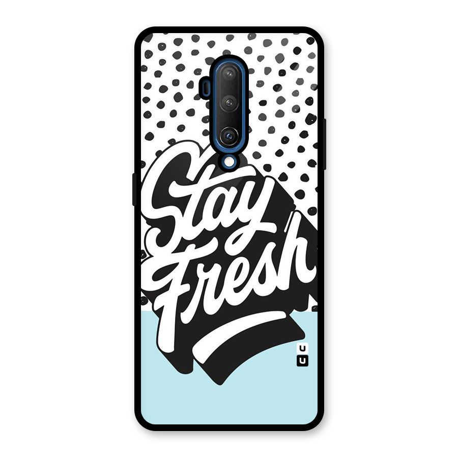 Stay Fresh Glass Back Case for OnePlus 7T Pro