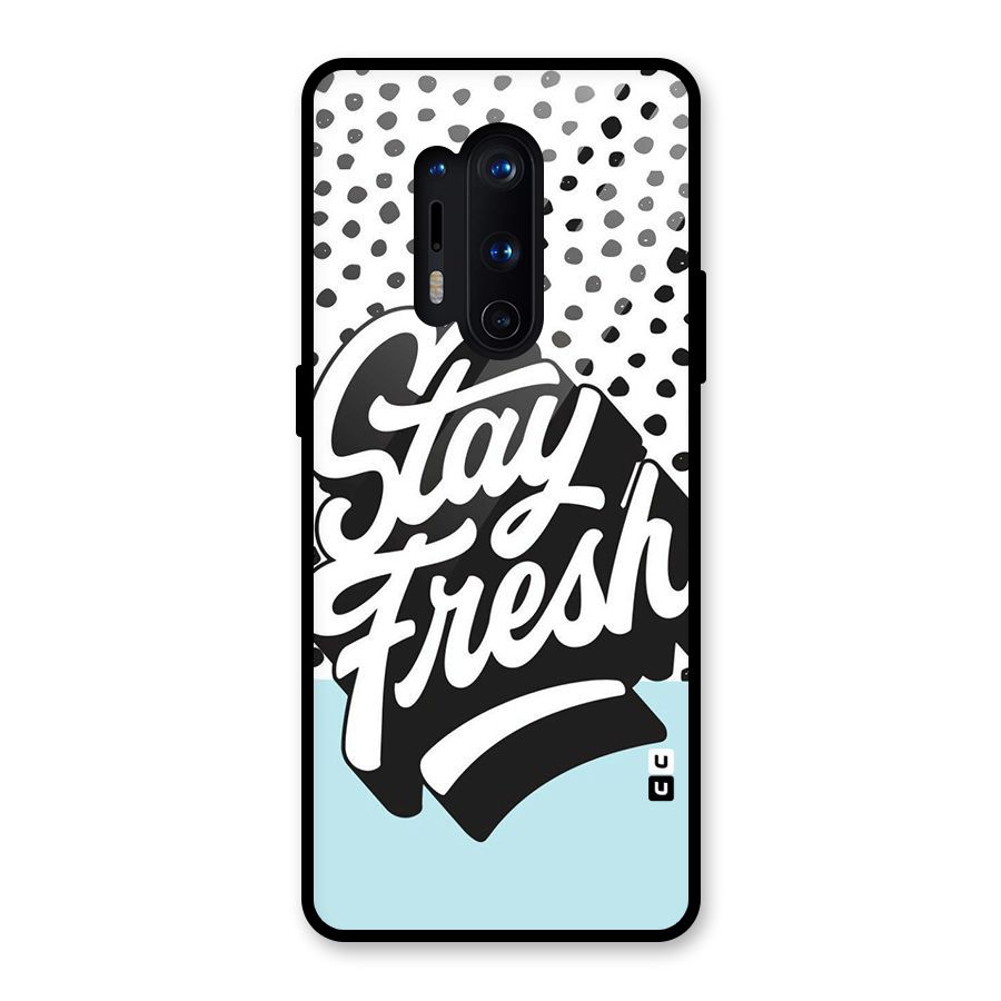 Stay Fresh Glass Back Case for OnePlus 8 Pro