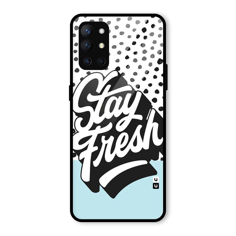 Stay Fresh Glass Back Case for OnePlus 9R