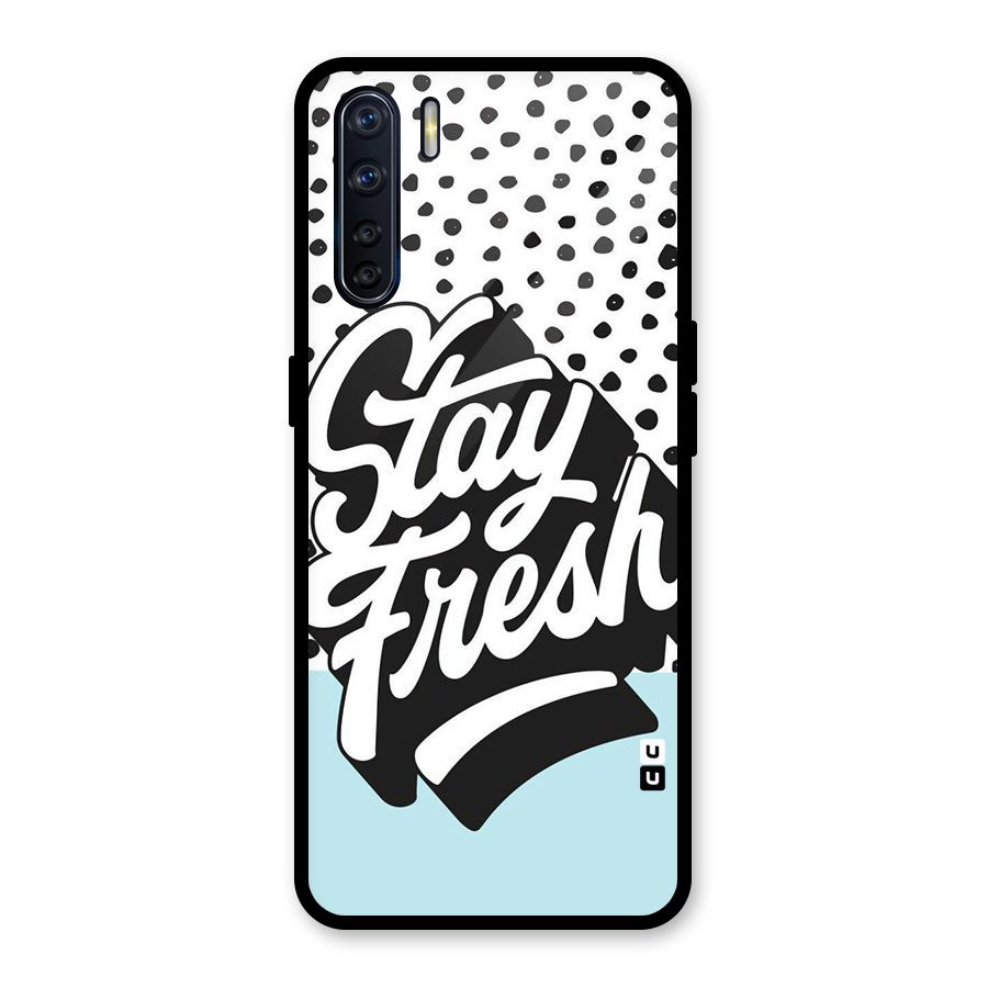 Stay Fresh Glass Back Case for Oppo F15