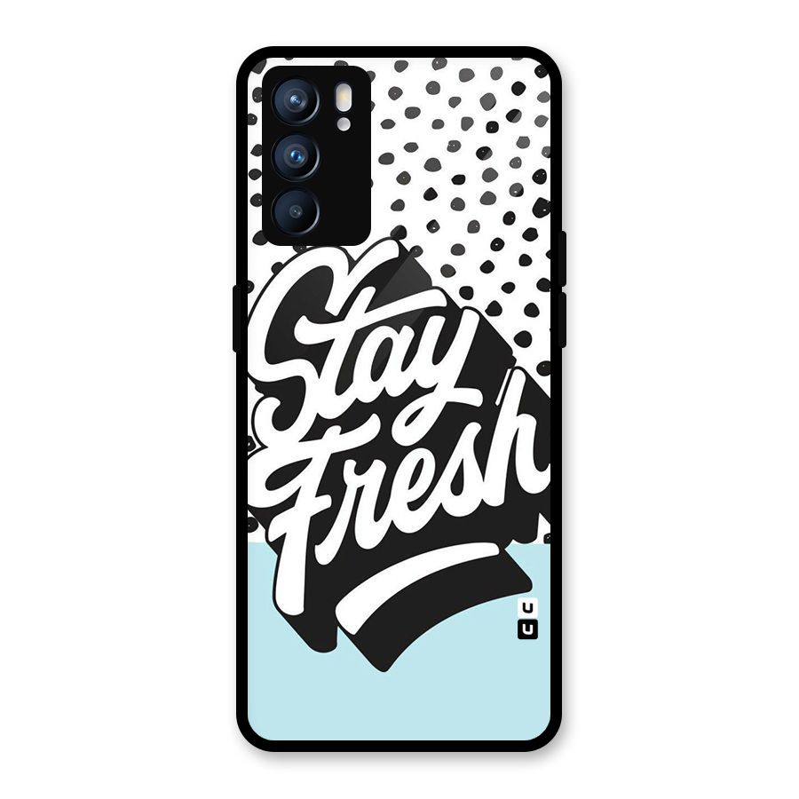 Stay Fresh Glass Back Case for Oppo Reno6 5G
