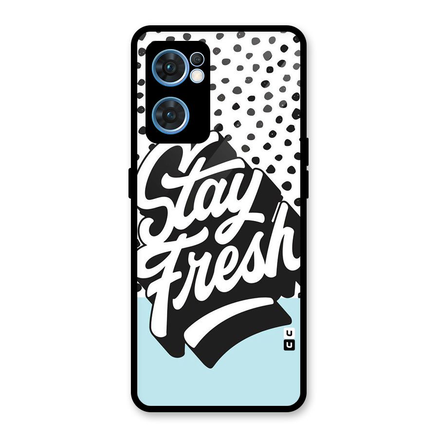 Stay Fresh Glass Back Case for Oppo Reno7 5G