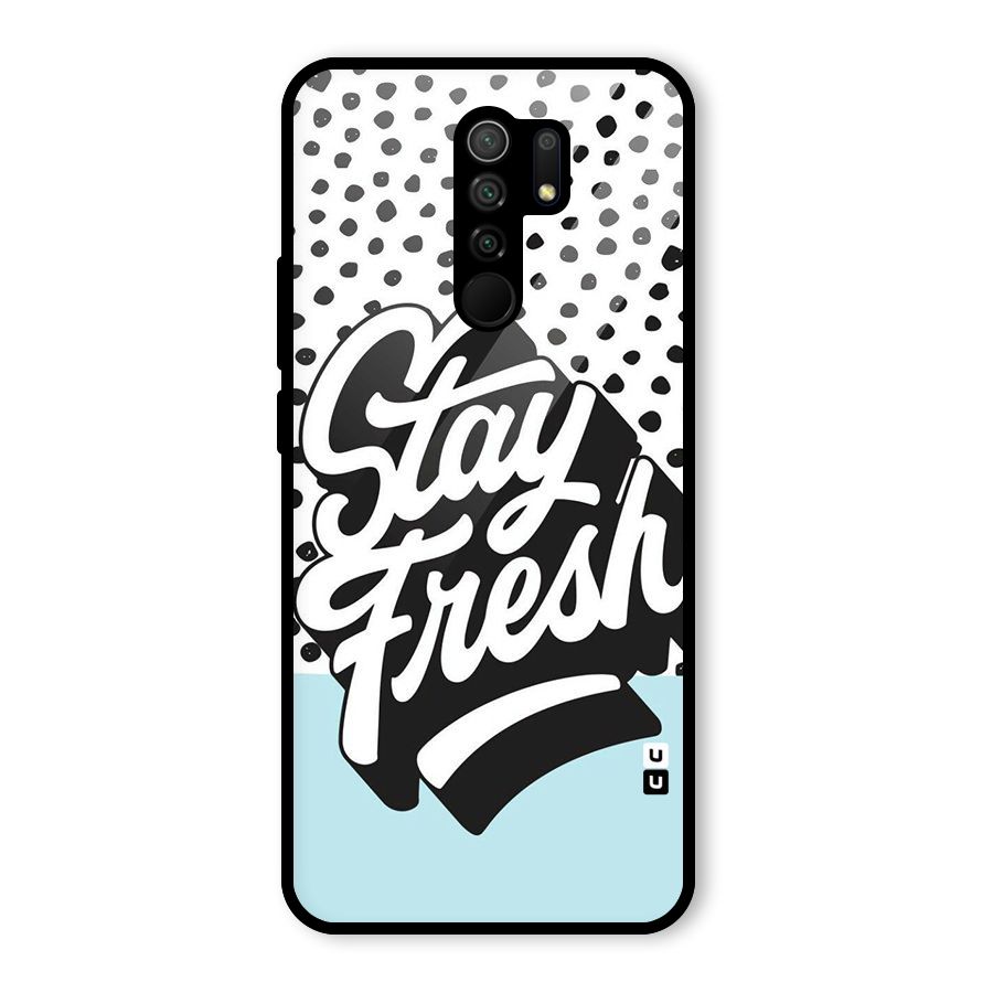 Stay Fresh Glass Back Case for Poco M2