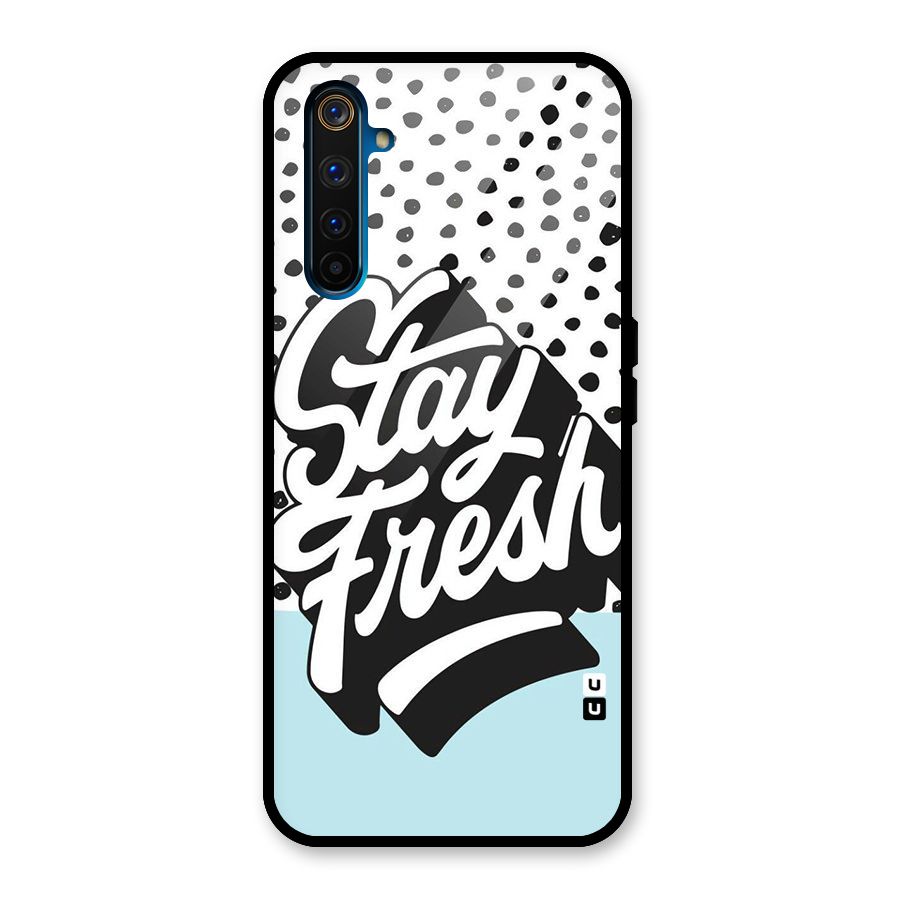 Stay Fresh Glass Back Case for Realme 6 Pro