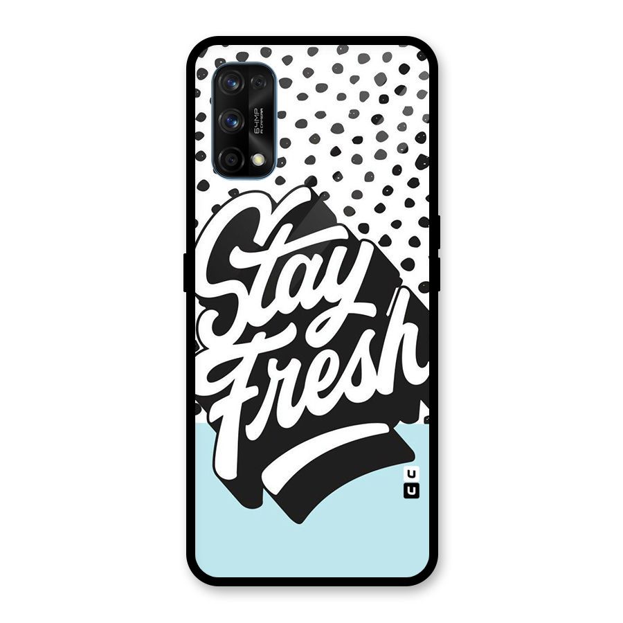 Stay Fresh Glass Back Case for Realme 7 Pro