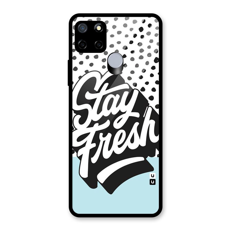 Stay Fresh Glass Back Case for Realme C12