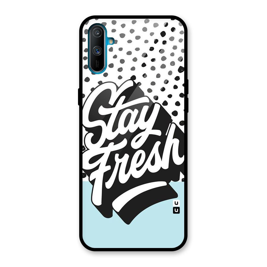 Stay Fresh Glass Back Case for Realme C3