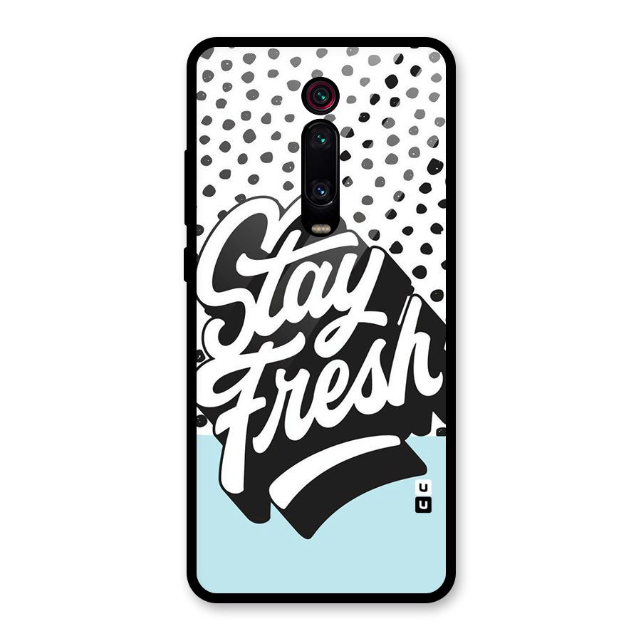 Stay Fresh Glass Back Case for Redmi K20 Pro