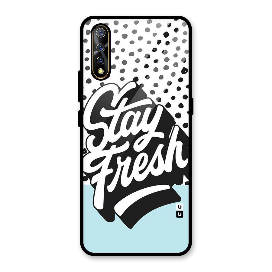 Stay Fresh Glass Back Case for Vivo S1