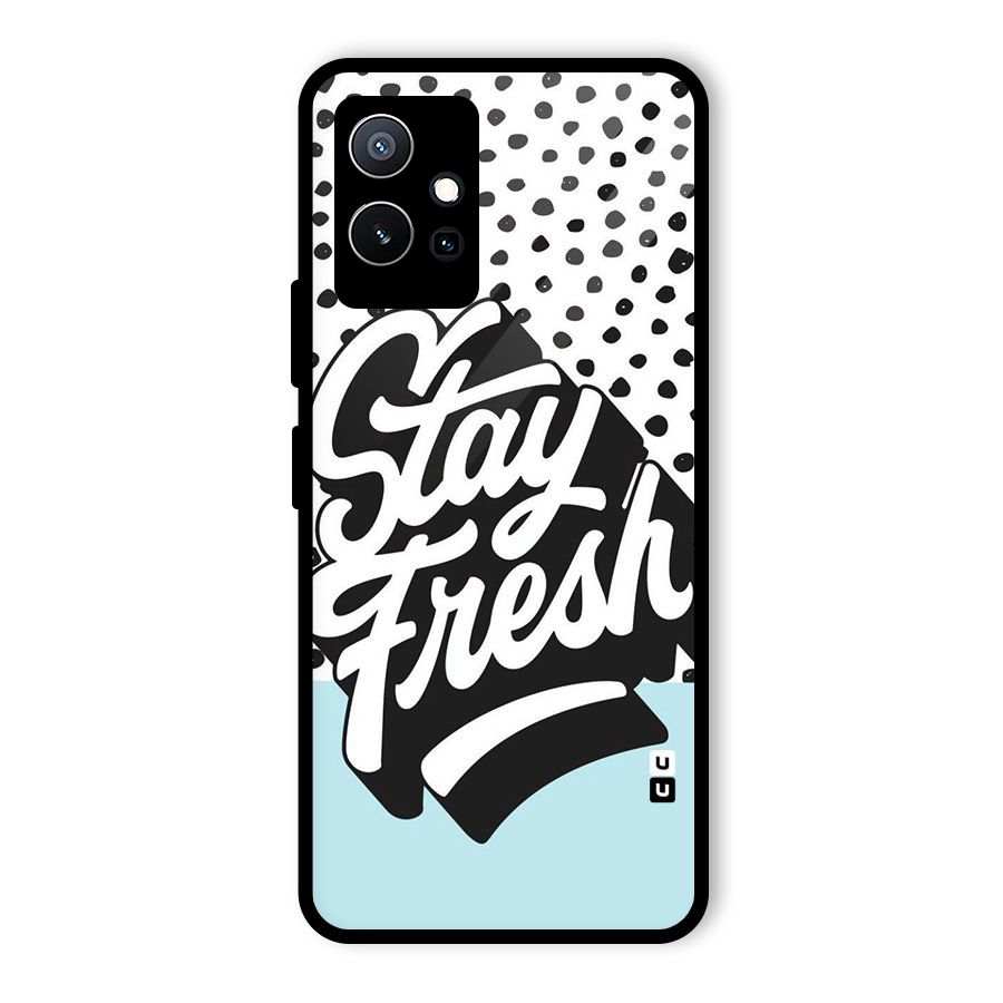 Stay Fresh Glass Back Case for Vivo T1 5G