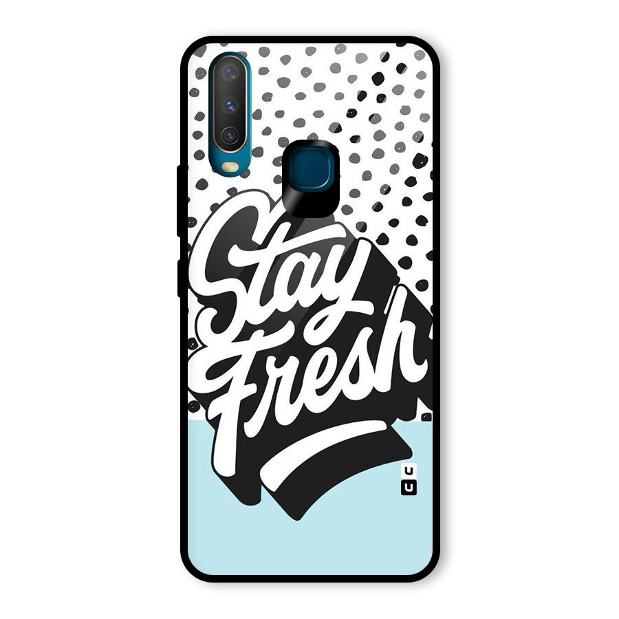 Stay Fresh Glass Back Case for Vivo U10