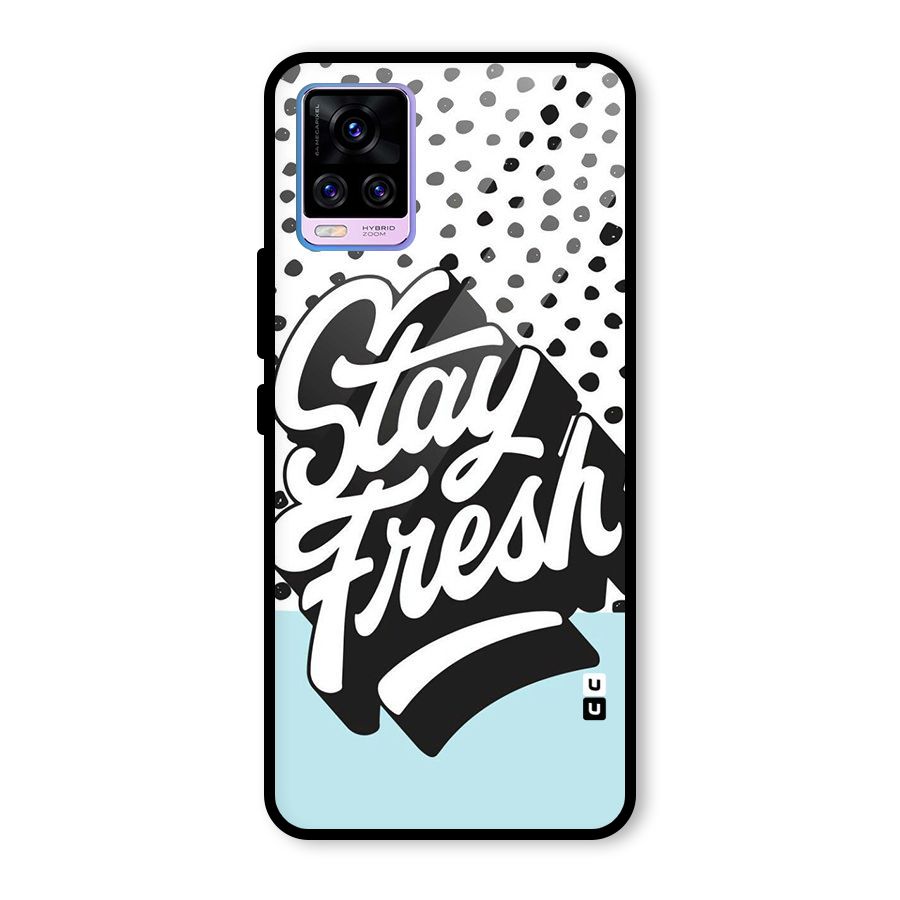 Stay Fresh Glass Back Case for Vivo V20 Pro