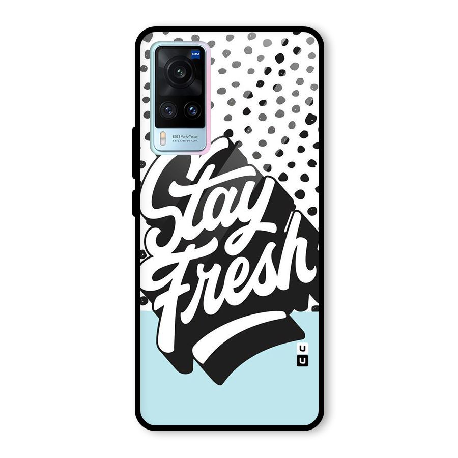 Stay Fresh Glass Back Case for Vivo X60