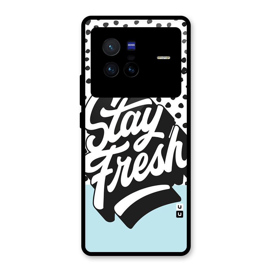 Stay Fresh Glass Back Case for Vivo X80