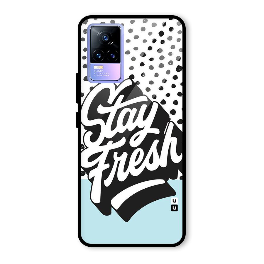 Stay Fresh Glass Back Case for Vivo Y73