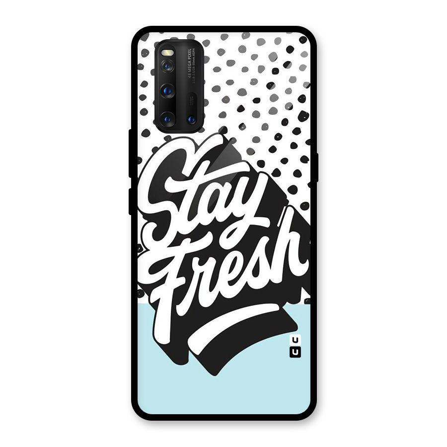 Stay Fresh Glass Back Case for Vivo iQOO 3