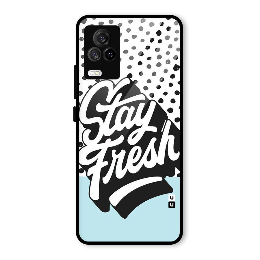 Stay Fresh Glass Back Case for Vivo iQOO 7 Legend 5G