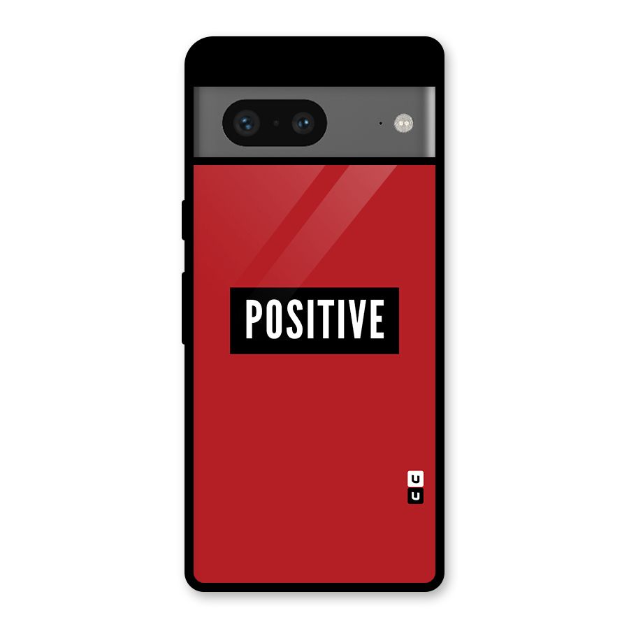 Stay Positive Glass Back Case for Google Pixel 7