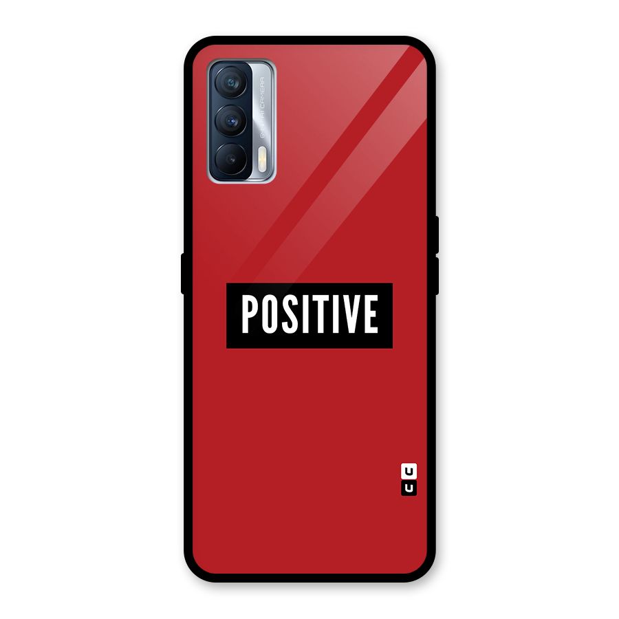 Stay Positive Glass Back Case for Realme X7