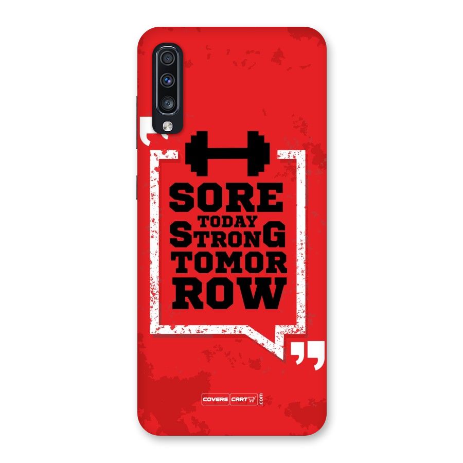 Stay Strong Back Case for Galaxy A70