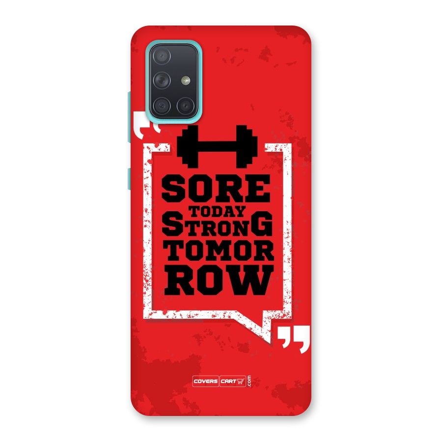 Stay Strong Back Case for Galaxy A71