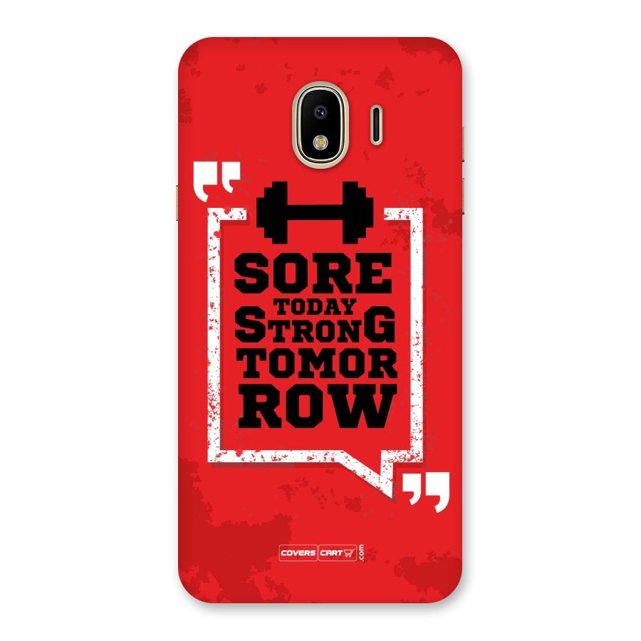 Stay Strong Back Case for Galaxy J4
