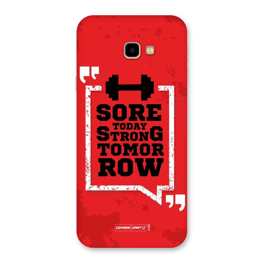 Stay Strong Back Case for Galaxy J4 Plus