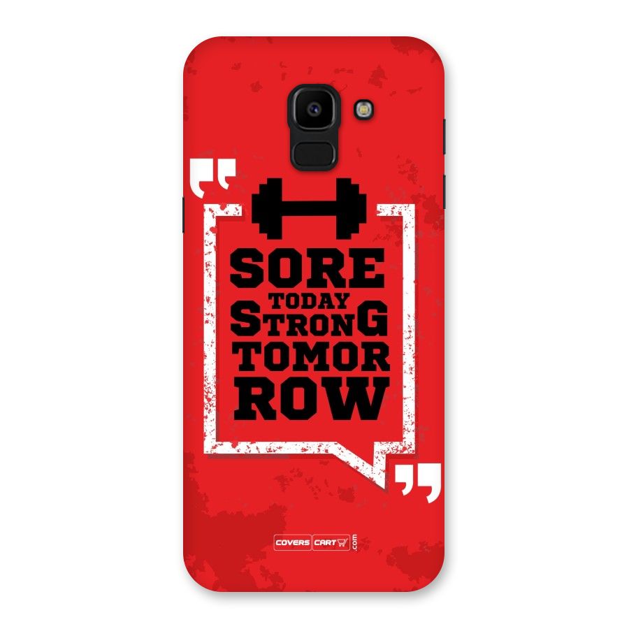 Stay Strong Back Case for Galaxy J6
