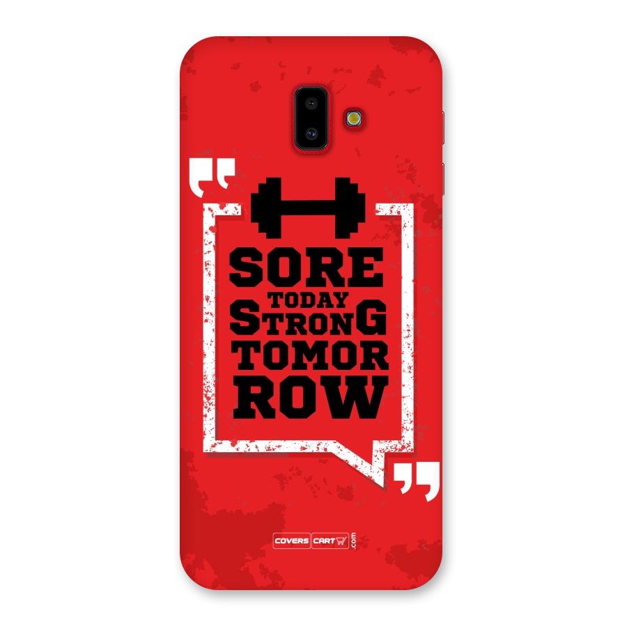 Stay Strong Back Case for Galaxy J6 Plus