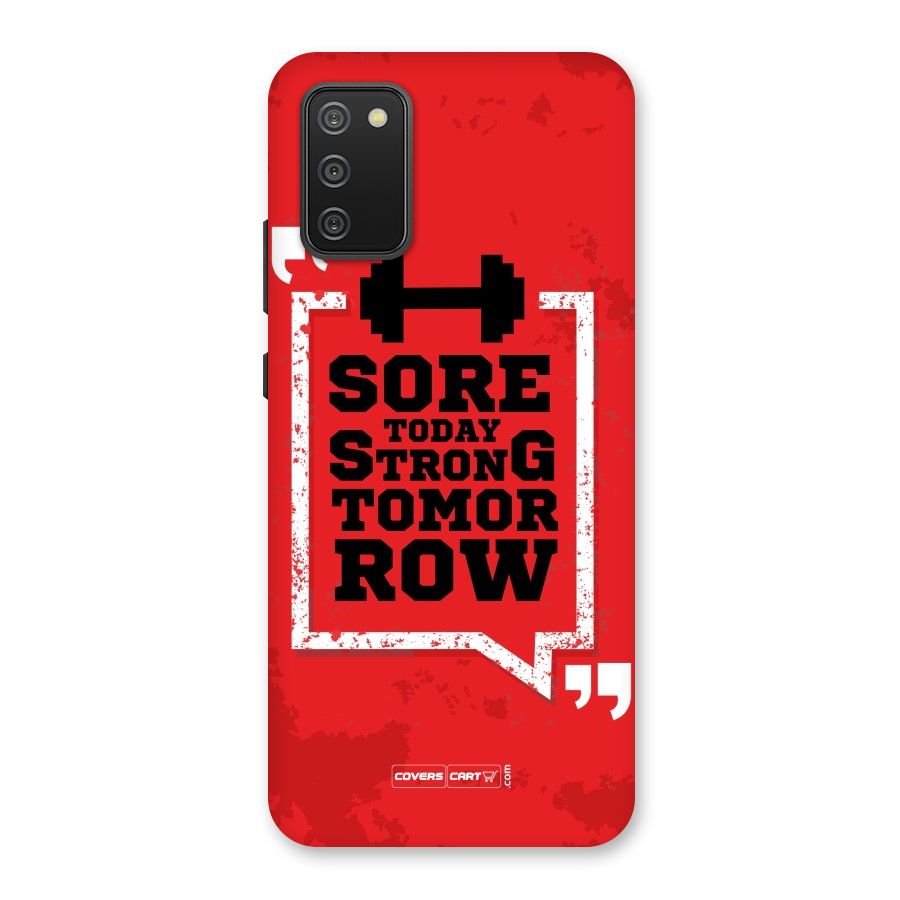 Stay Strong Back Case for Galaxy M02s