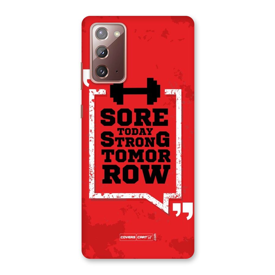 Stay Strong Back Case for Galaxy Note 20