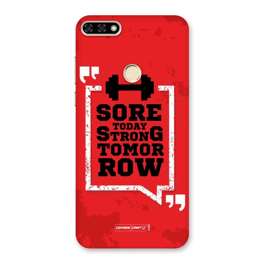 Stay Strong Back Case for Honor 7A