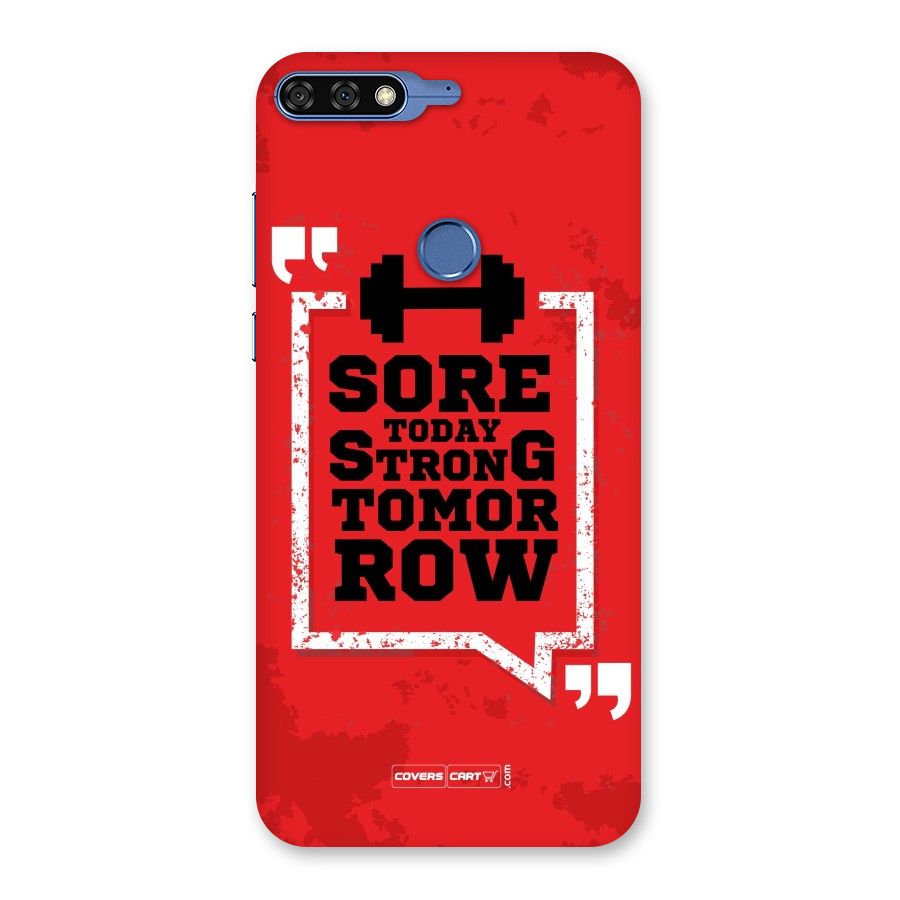 Stay Strong Back Case for Honor 7C