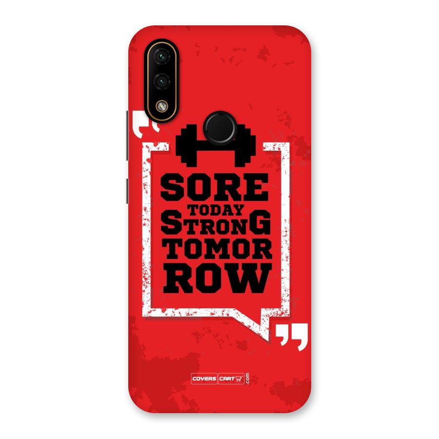 Stay Strong Back Case for Lenovo A6 Note