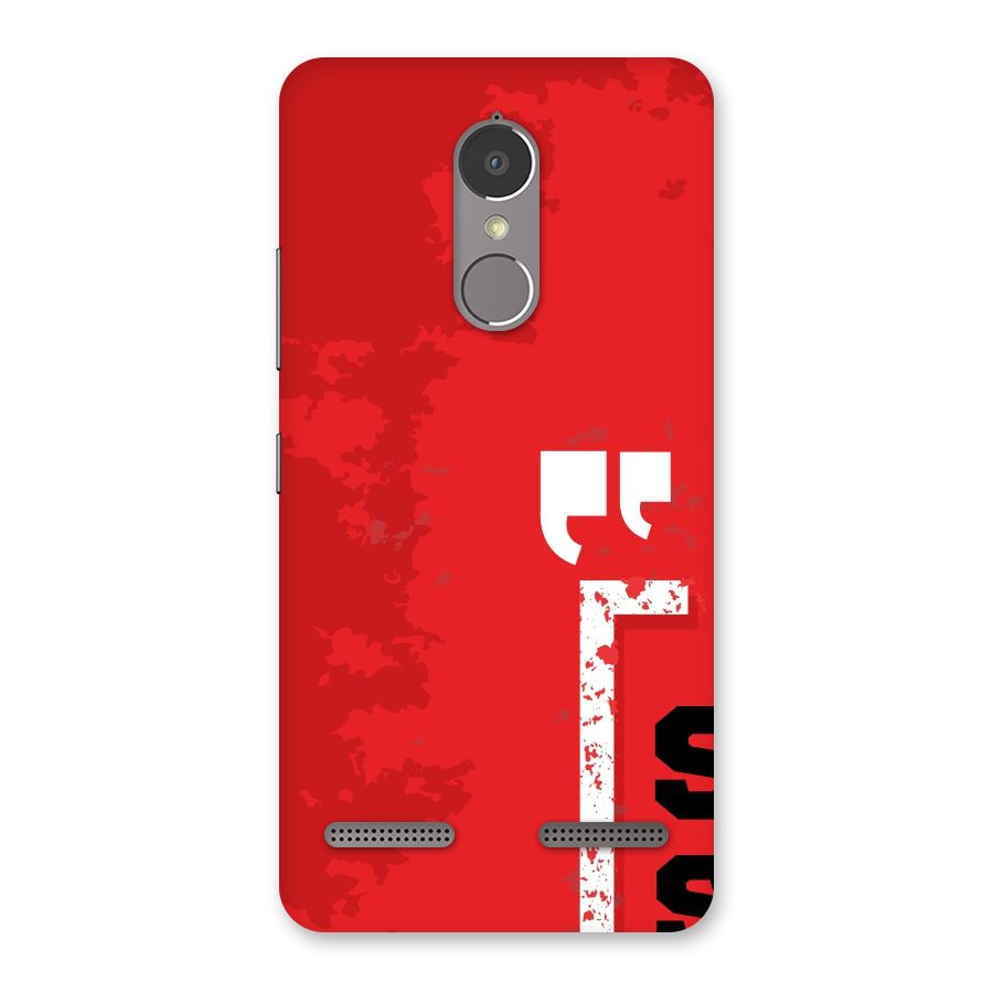 Stay Strong Back Case for Lenovo K6 Power