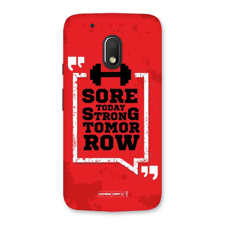 Stay Strong Back Case for Moto G4 Play