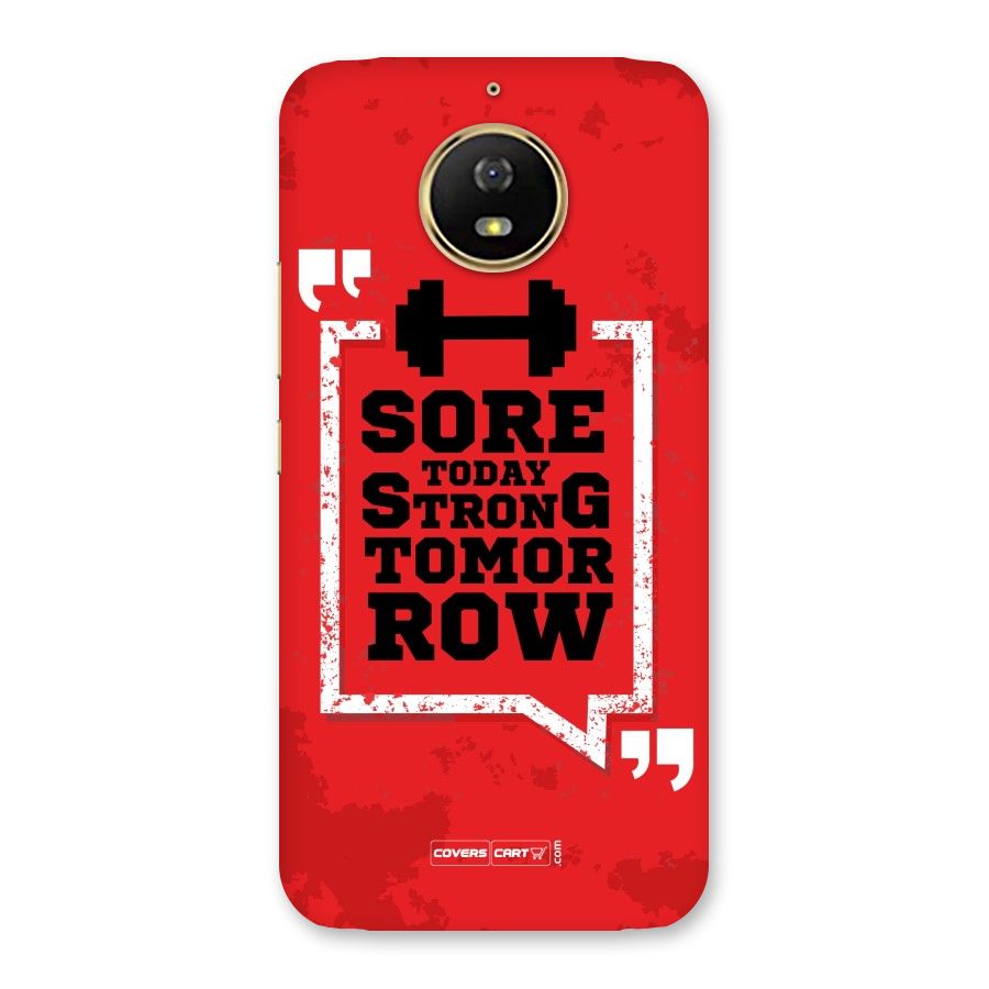Stay Strong Back Case for Moto G5s