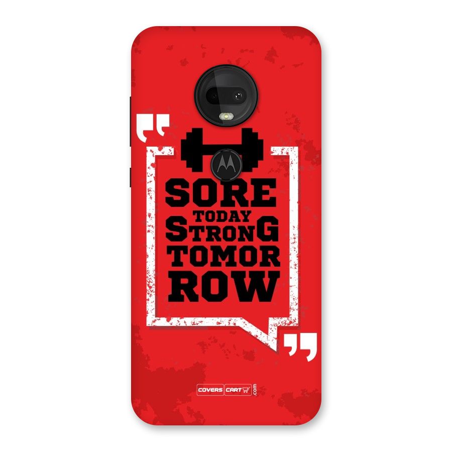 Stay Strong Back Case for Moto G7
