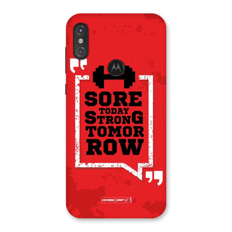 Stay Strong Back Case for Motorola One Power