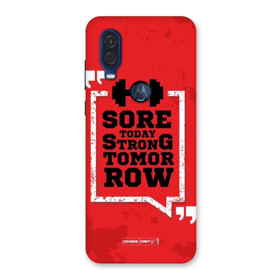 Stay Strong Back Case for Motorola One Vision