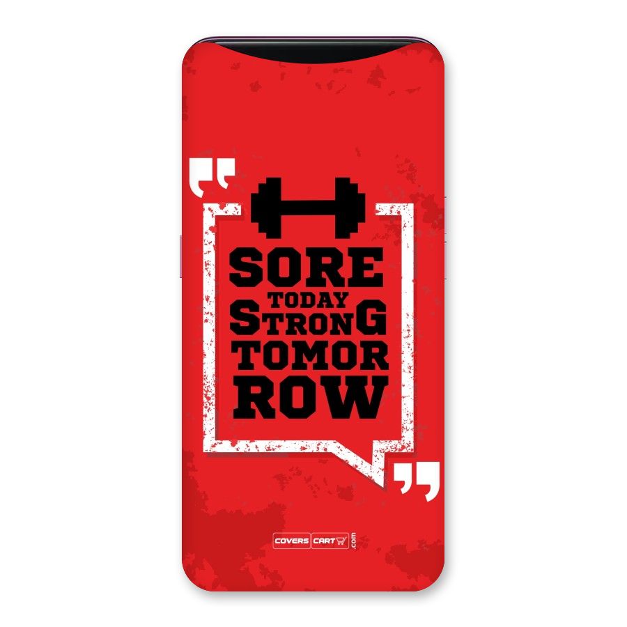 Stay Strong Back Case for Oppo Find X