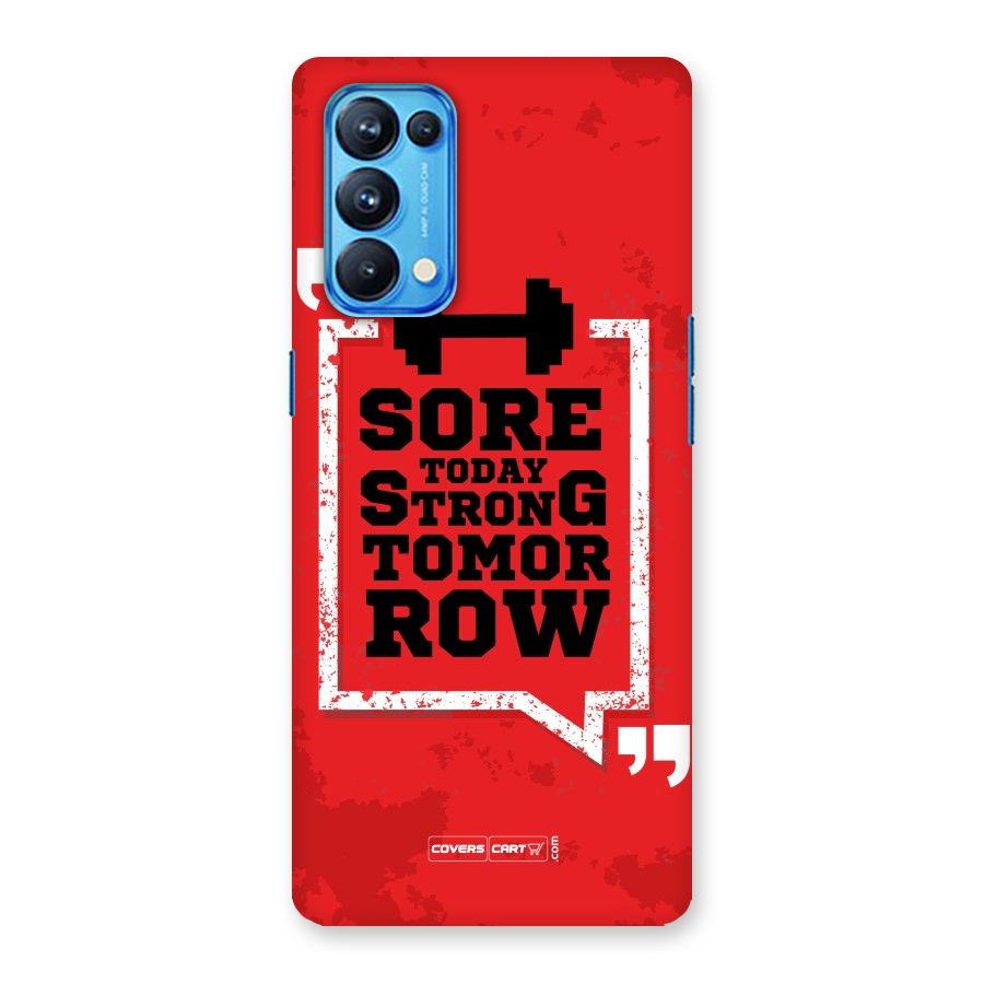 Stay Strong Back Case for Oppo Reno5 Pro 5G