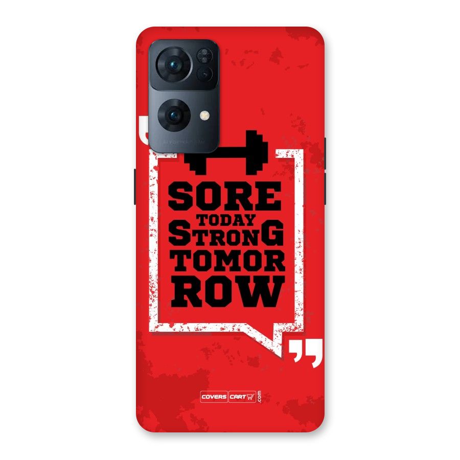 Stay Strong Back Case for Oppo Reno7 Pro 5G