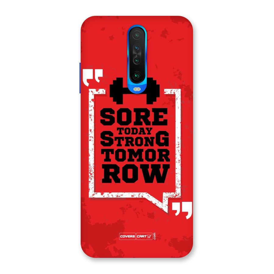 Stay Strong Back Case for Poco X2