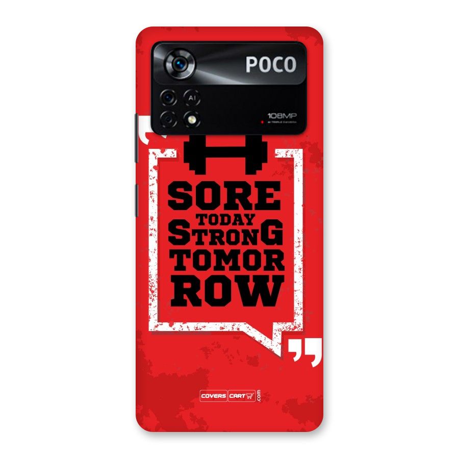 Stay Strong Back Case for Poco X4 Pro 5G