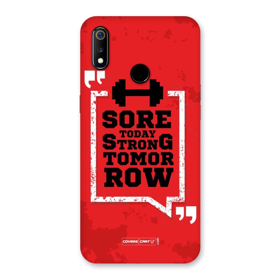 Stay Strong Back Case for Realme 3